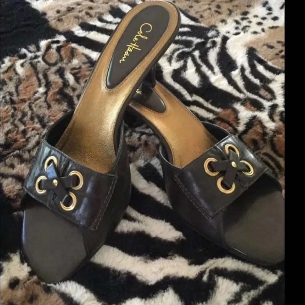 Cole Haan Kitten Heel Sandals..NWOT